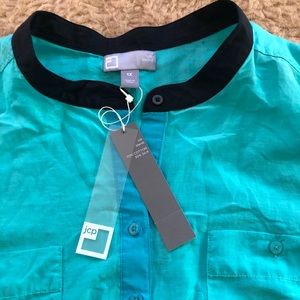 JCP silk/cotton blouse